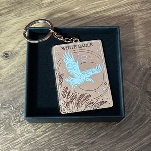 The White Eagle | The Sheppard King | Rose Gold Keychain | Owlcrate